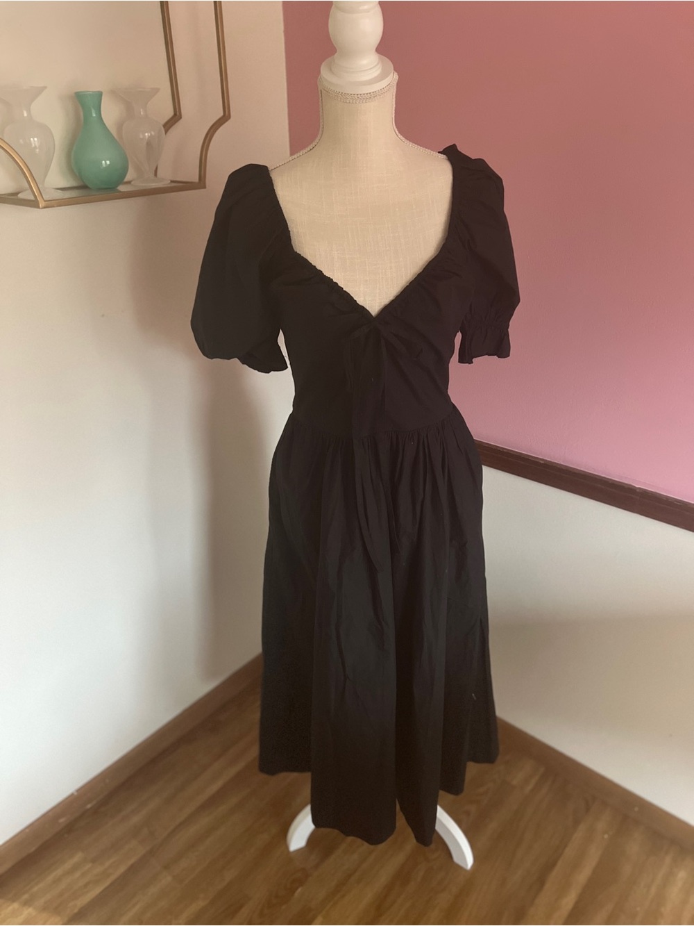 Black Midi Dress by Quince